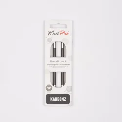 Knitpro Karbonz Nadelspitzen 4.00 mm, 13 cm, Karbonfaser