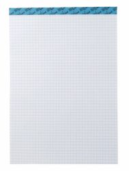 B&Uuml;ROLINE B&uuml;roblock weiss A7 725270 kariert, 70g, 4mm 100 Blatt