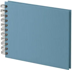 R&Ouml;SSLER Fotoalbum 19.5x14.5cm 1329452151 denim/off white