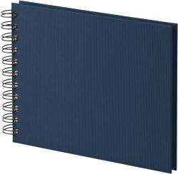 R&Ouml;SSLER Fotoalbum 19.5x14.5cm 1329452901 navy/off white