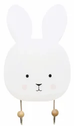 JABADABADO Wandhaken Hase 26x15cm S1010 weiss