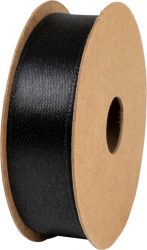 STEWO Geschenkband Satin 15mm 2583410570 schwarz