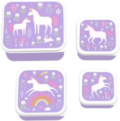 ALLC Lunch & snack box set SBSEUD73 Einhorn