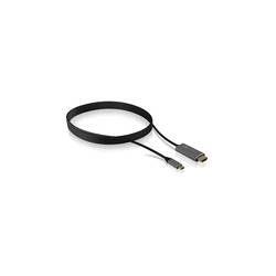 ICY BOX USB C zu HDMI Kabel, 1,8 m, IB-CB020-C 4K@60 Hz, HDCP 2.2, Aluminium
