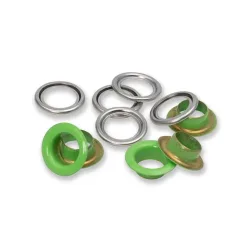 Prym - Ösen, 11mm, Grün