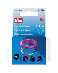 Prym - Ösen, 14mm, Pink