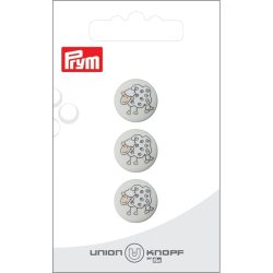 Prym - Kinderknoepfe, 15mm, Weiss