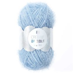 Rico Creative Bubble taubenblau 50 g, 90 m, 100 % PES