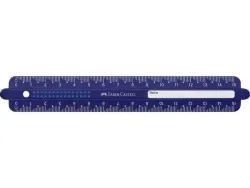 FABER-CASTELL Lineal 15cm 172115 Dots, bruchsicher