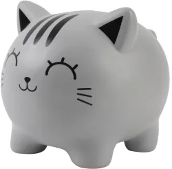 ROOST Sparkasse 18x15x15.5cm XL2501 Cat grey