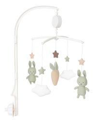 JABADABADO Mobile mit Musik Hase K112 gr&uuml;n