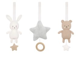 JABADABADO Babygym Spielzeug Hase/Teddy K128 braun/weiss