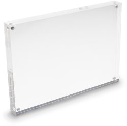 DEFLECTO Magnet. Acrylblock A4 MCHA41130 transparent 2x15mm