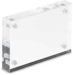 DEFLECTO Magnet. Acrylblock 95x65mm MCHBC11 transparent 2x7.5mm
