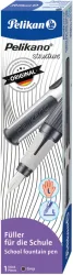 PELIKAN F&uuml;llhalter Structure L 824514 grau, Linksh&auml;nder
