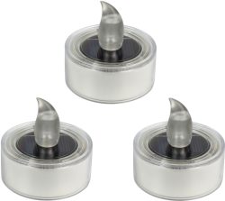EGLO Solar LED Teelicht 48766 weiss 3 St&uuml;ck