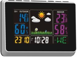 NORDIC Q Weather Station Wireless RS8738LE5B color display outdoor sensor