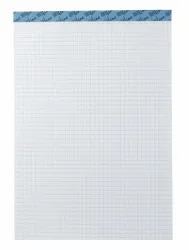 B&Uuml;ROLINE B&uuml;roblock weiss A5 725268 kariert, 70g, 4mm 100 Blatt