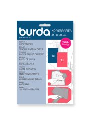 Burda Kopierpapier, blau & rot 83 x 57 cm, 2 B&ouml;gen