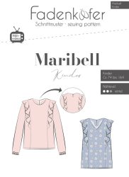 Fadenk&auml;fer Papierschnittmuster Maribell A4, Kinder