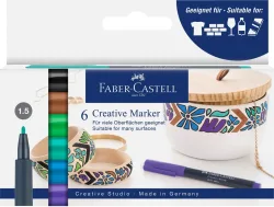 FABER-CASTELL Creative Marker 1-3mm 160708 Fairy forest 6 St&uuml;ck