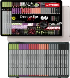 STABILO Kreativset Tips Arty 89/30-6-2-20 Pastell 30 St&uuml;ck