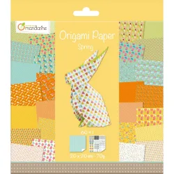 MANDARINE Origamipapier 20x20cm OR505O Fr&uuml;hling 70g 60 Blatt