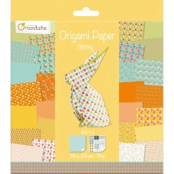 MANDARINE Origamipapier 20x20cm OR505O Fr&uuml;hling 70g 60 Blatt