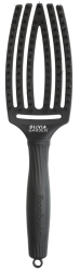 Olivia Garden Fingerbrush Care Iconic Boar & Nylon Full Black Haarb&uuml;rste schwarz M