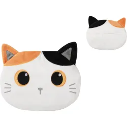 I-TOTAL W&auml;rmekissen, Orange Cat XL2630B weiss