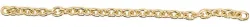 Rico Gliederkette Gold, 3 - 4 mm x 100 cm