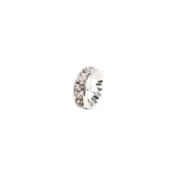 Rico Strassrondell glatt, weiss, 6 mm, Accessoires Display l