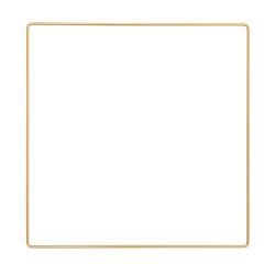 Rico Metallring Quadrat, gold, 25 cm