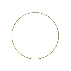 Rico Metallring, gold matt, 20 cm, Eisen
