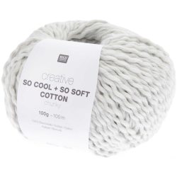 Rico Creative So Cool + So Soft Cotton chunky, silbergrau, 100 g, 100 m, 100 % CO