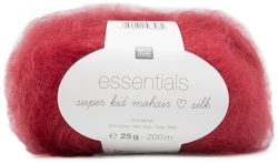 Rico Essentials Super Kid Mohair Loves Silk, lehmrot, 25 g, 200 m, 70 % WM, 30 % SE