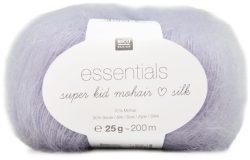 Rico Essentials Super Kid Mohair Loves Silk, veilchen, 25 g, 200 m, 70 % WM, 30 % SE