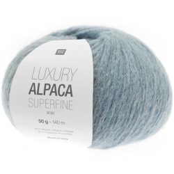 Rico Luxury Alpaca Superfine aran hellblau, 50 g, 150 m, 63 % WP, 37 % PA