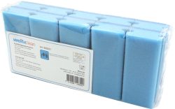 WEITACLEAN Padschwamm 150x70x43mm 5028028 blau, kratzend 10 St&uuml;ck