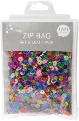 I AM CREATIVE Pailletten Set 150g 4010.07 assortiert