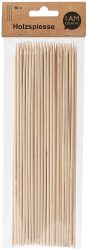 I AM CREATIVE Holzspiesse 20cm 1302.12 natur 50 St&uuml;ck