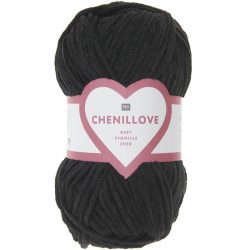 RICO-Design - Strickgarn, 100GCA110M, Black