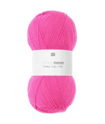 RICO-Design - Handarbeitsgarn, 100G/400M, Pink