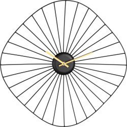 EGLO Wanduhr Matsumoto 50x50cm 425513 schwarz/gold