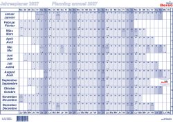 BEREC Papierjahresplaner 2025 B 5605/25 1J/1S blau A5