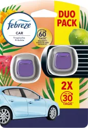 FEBREZE Auto Lufterfrischer 972121 Tropische Fr&uuml;chte Duo