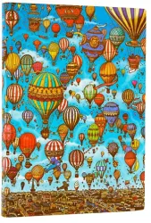 PAPERBLANKS Notizbuch Flex Midi FB9911-6 Ballone blanko 176 S.