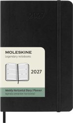 MOLESKINE Agenda Classic Pocket 2026 DSB12WH2Y26 1W/2S schwarz SC 9x14cm