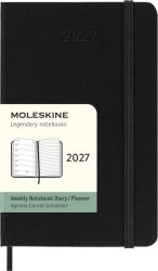 MOLESKINE Agenda Classic Pocket 2026 DHB12WN2Y26 1W/1S schwarz HC 9x14cm