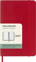 MOLESKINE Agenda Classic Pocket 2026 DSF212WN2Y26 1W/1S scharlachrot SC 9x14cm